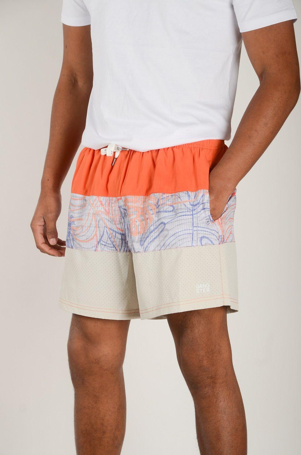 Teen Traje De Baño Orange Glit Naranjo Gangster-1