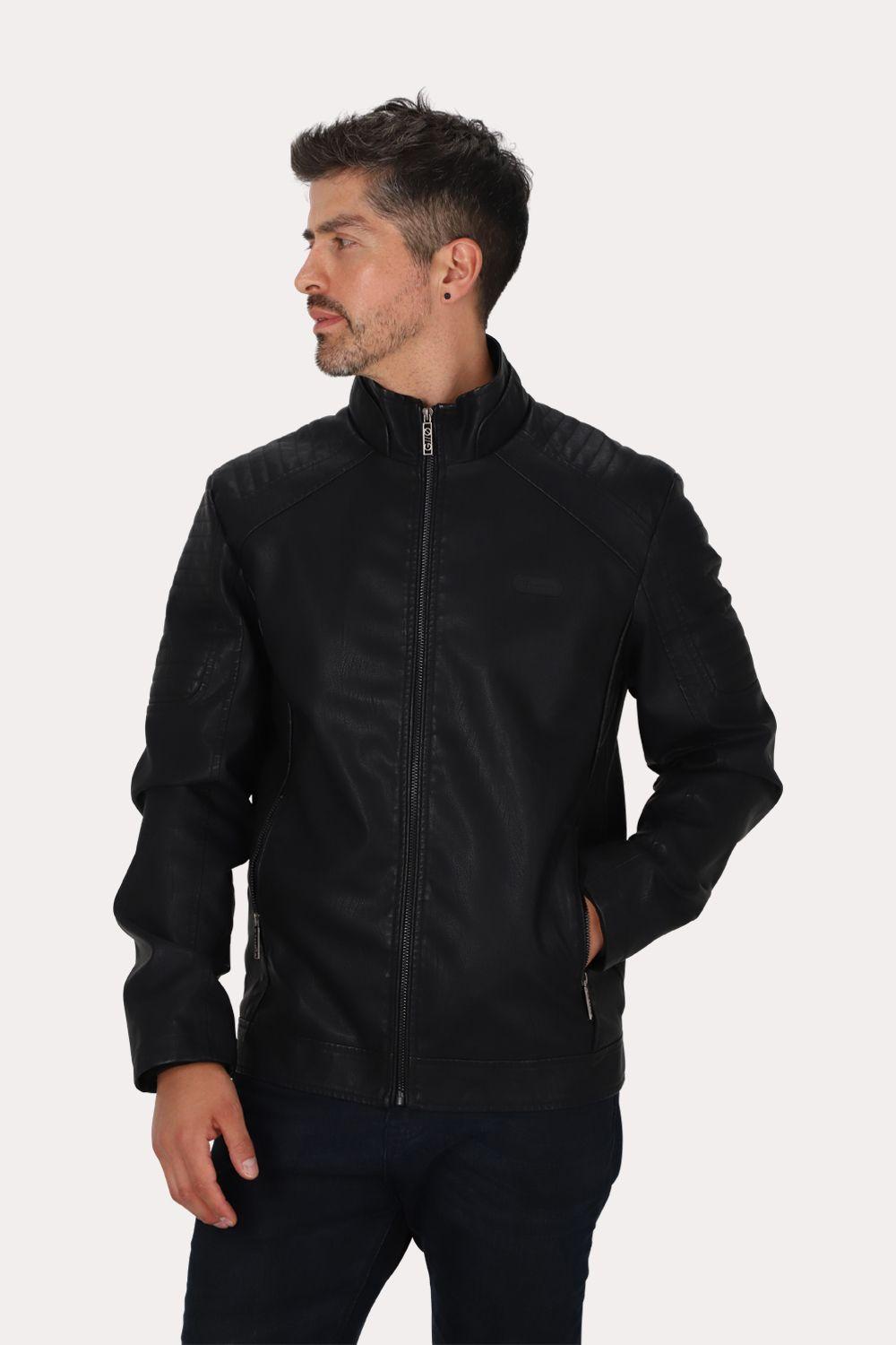 Chaqueta Pu Asphalt Negro Gangster-0