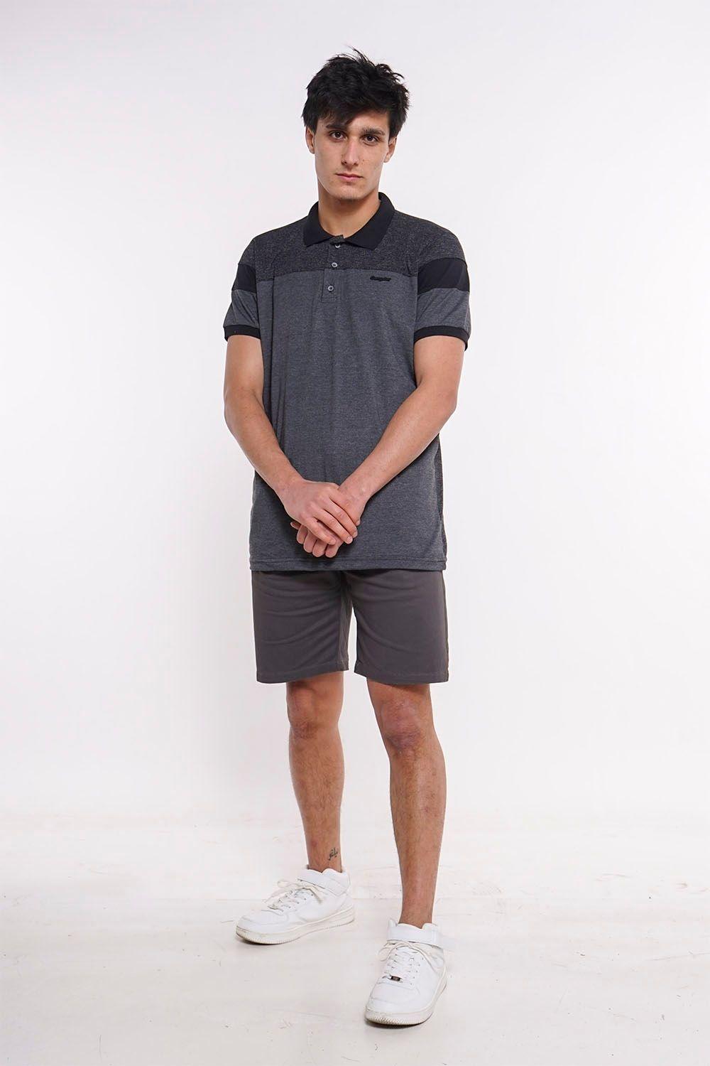 Polera Polo Showbar Gris Gangster-3