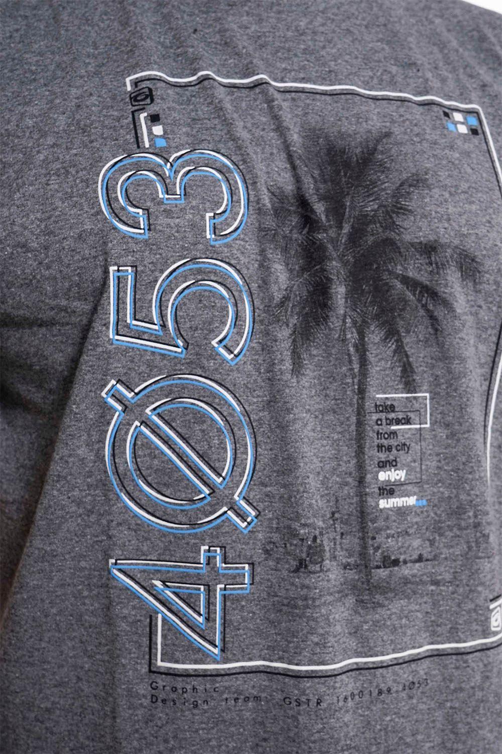 Plus Polera Mc Básica 4053G Gris Gangster-3