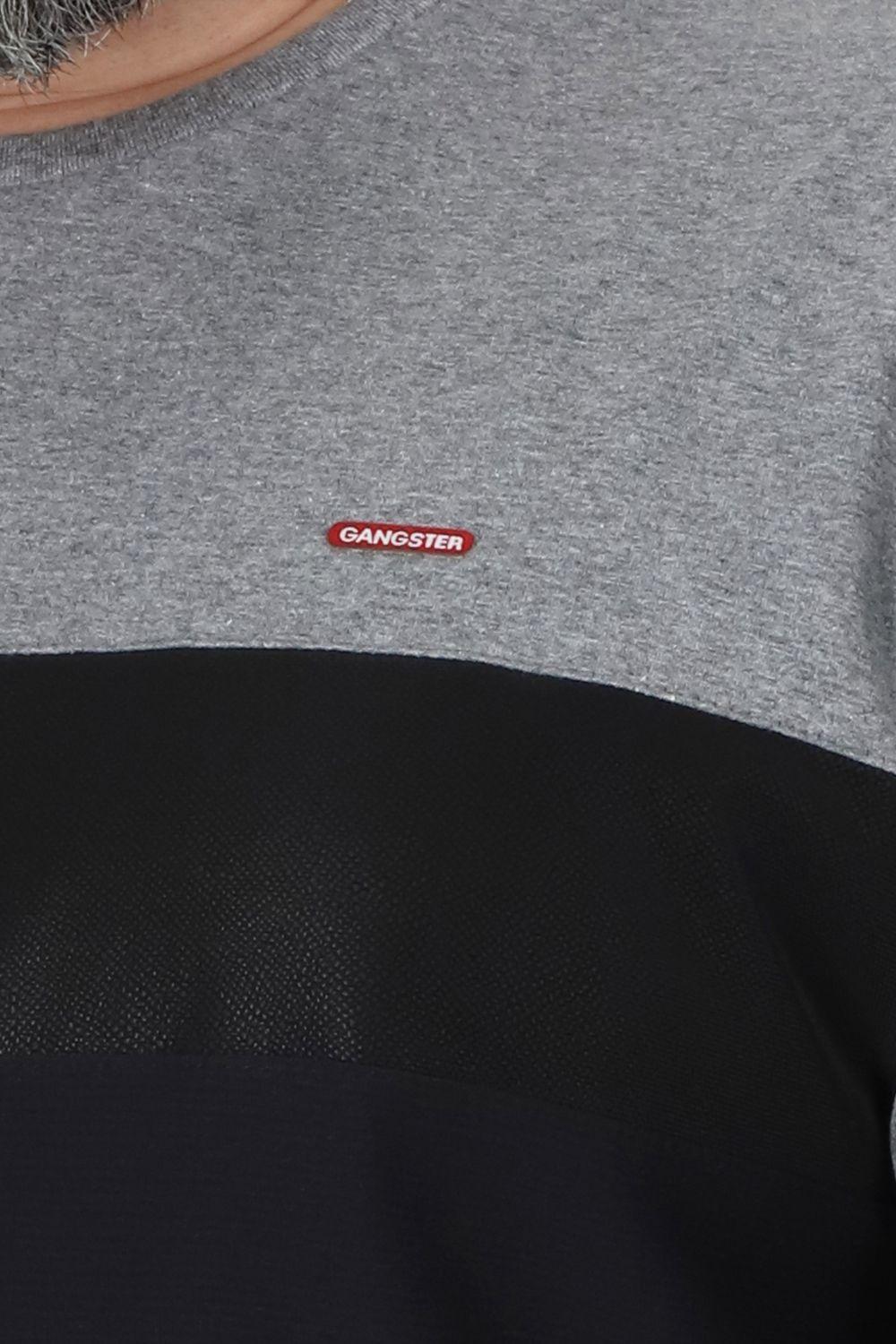 Plus Polera Manga Larga Bond Gris Gangster-2