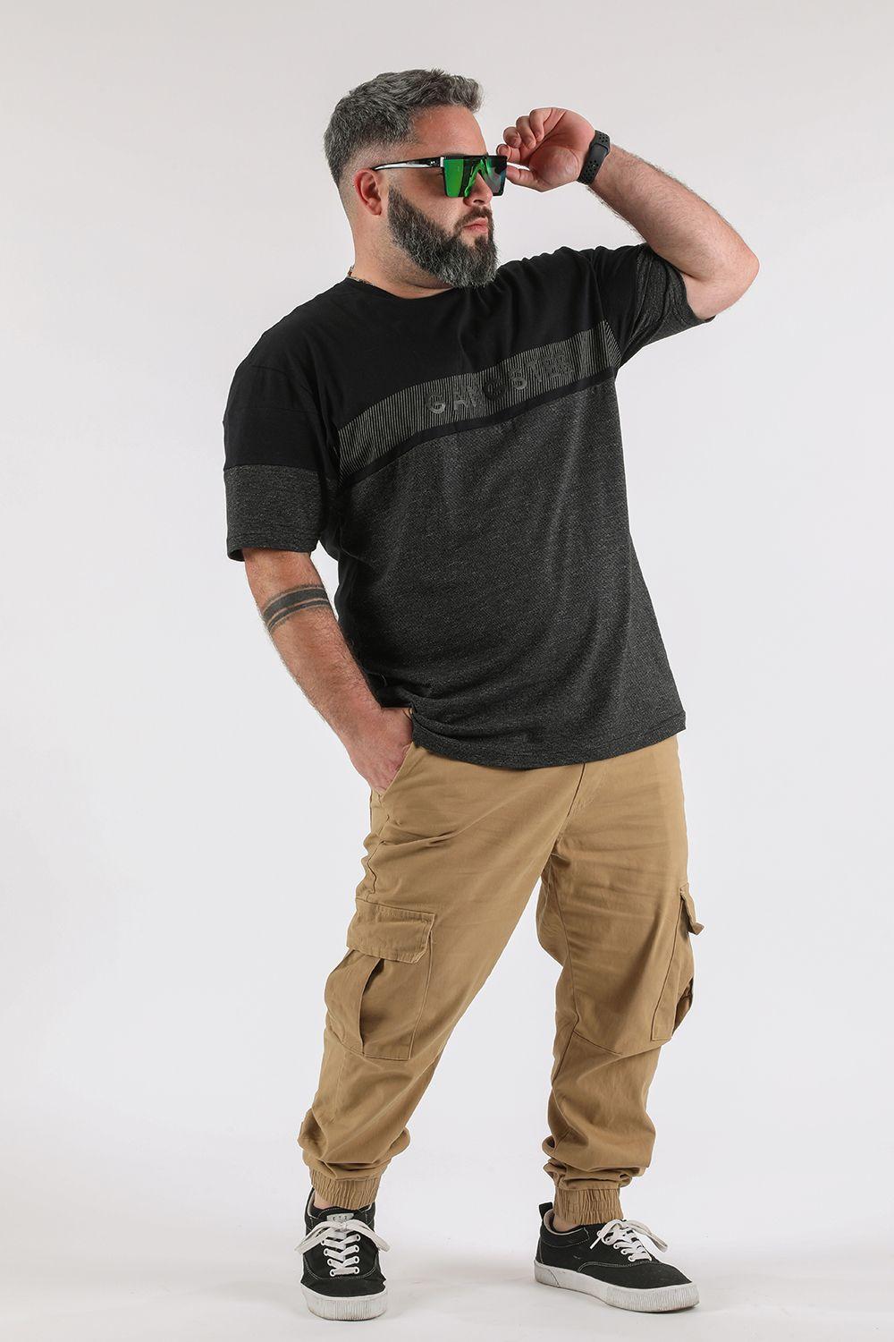 Plus Polera Mc Especial Fullband Negro Gangster-3