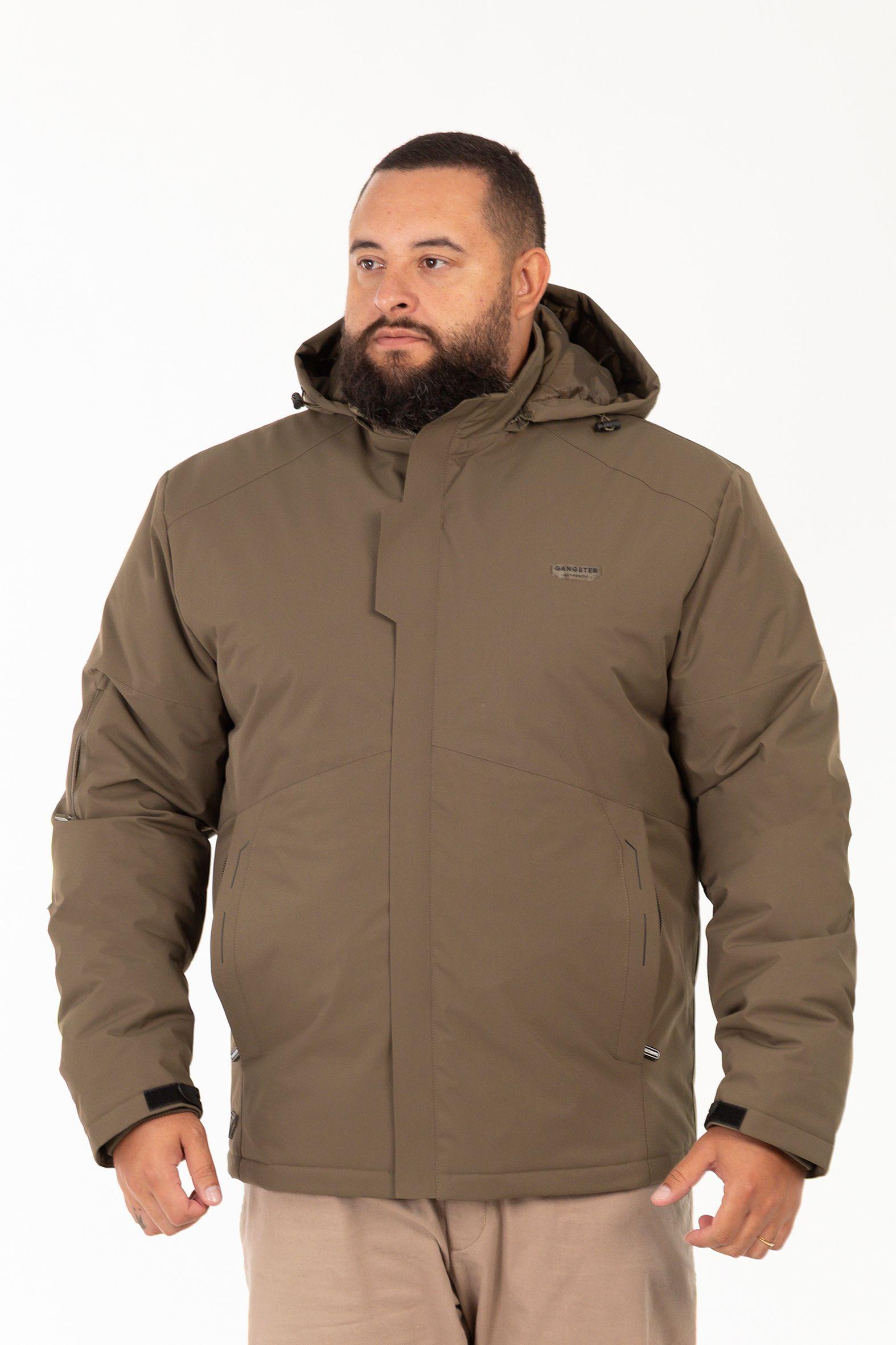 Plus Parka Tecnofusionada Nordic Verde Oliva-0