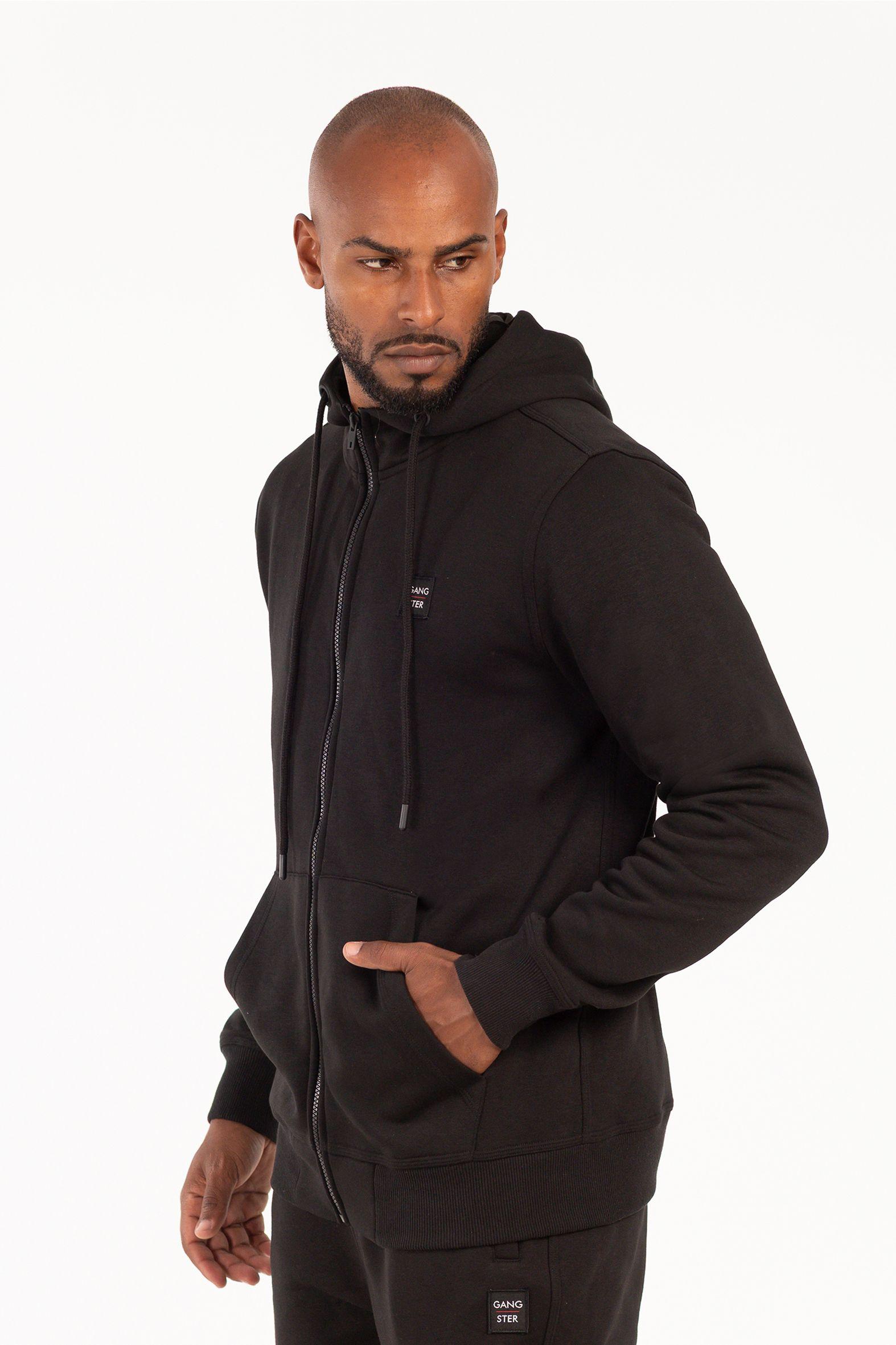 Poleron Fullzipper Path Negro-2