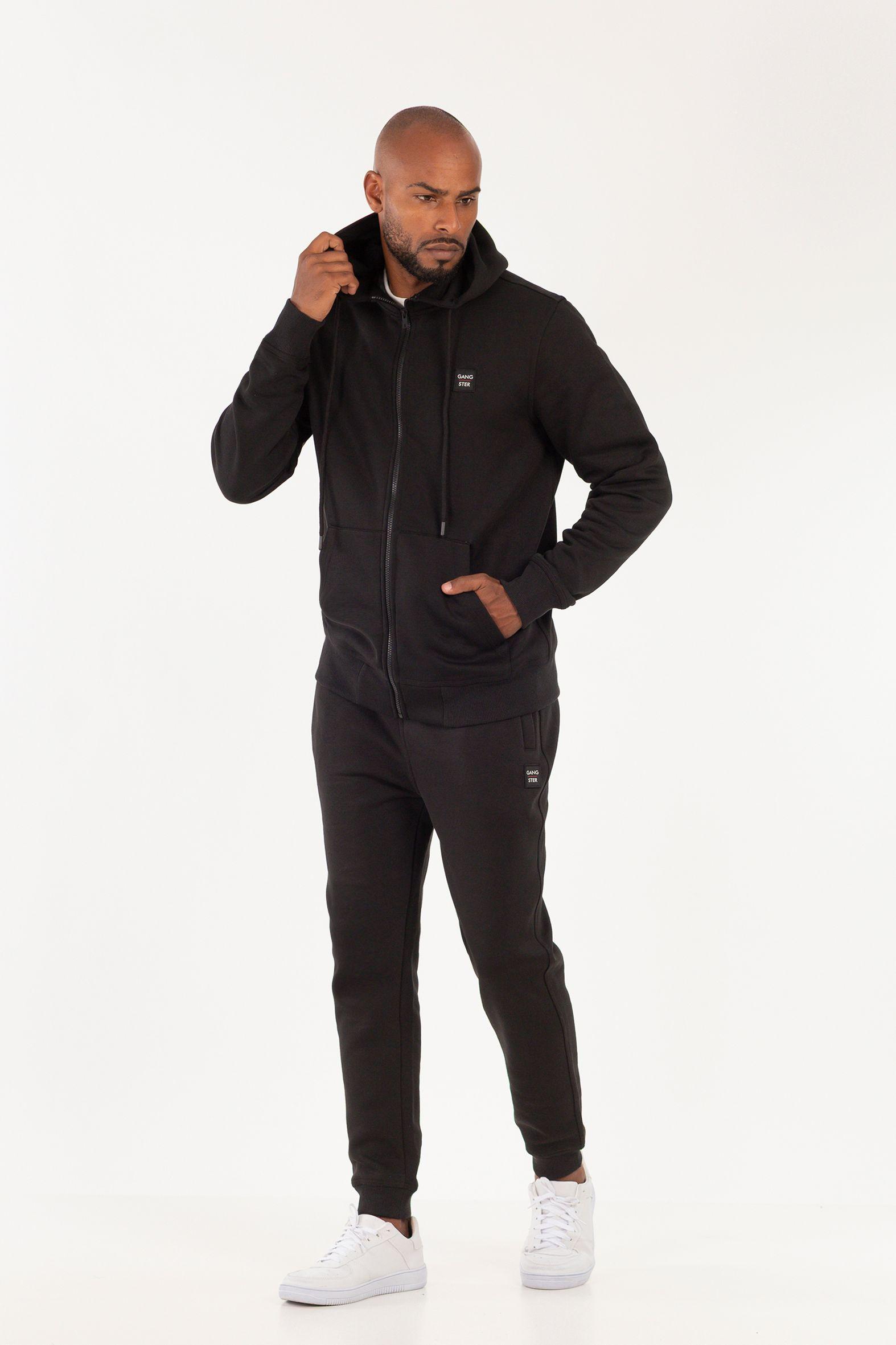 Poleron Fullzipper Path Negro-3