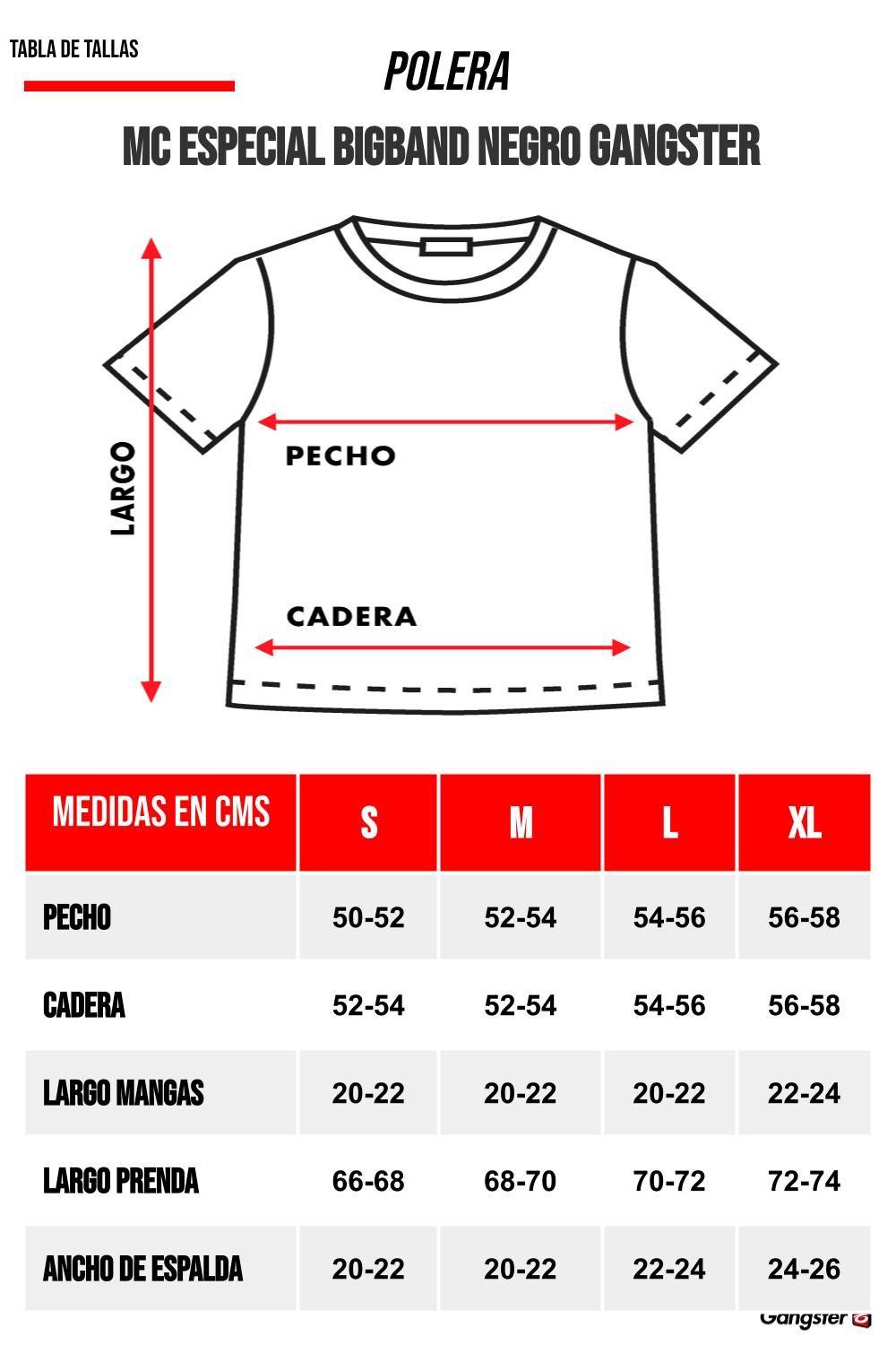 Polera Mc Especial Bigband Negro Gangster-3