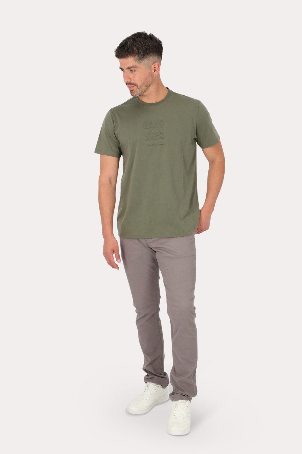 Pantalon Canvas Liso 0 Gris Gangster-3