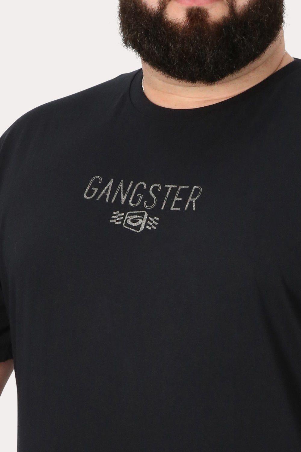 Plus Polera Mc Básica Force Negro Gangster-2