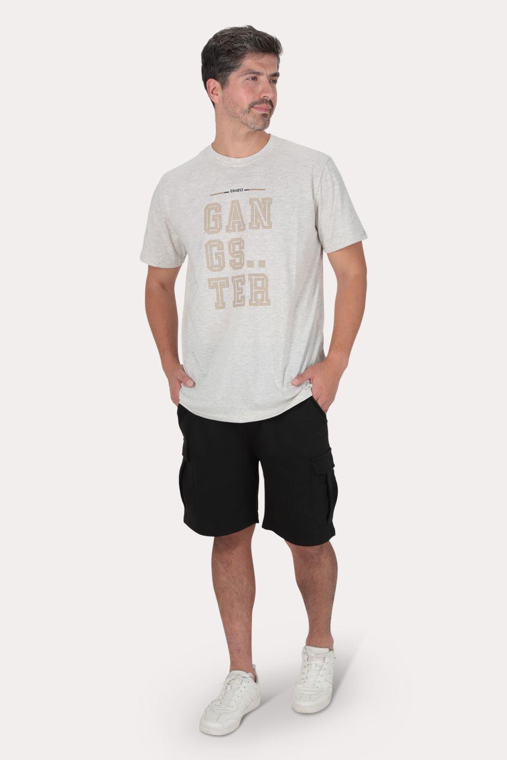 Short Bermuda Jogger Cargo Dope Negro Gangster-3
