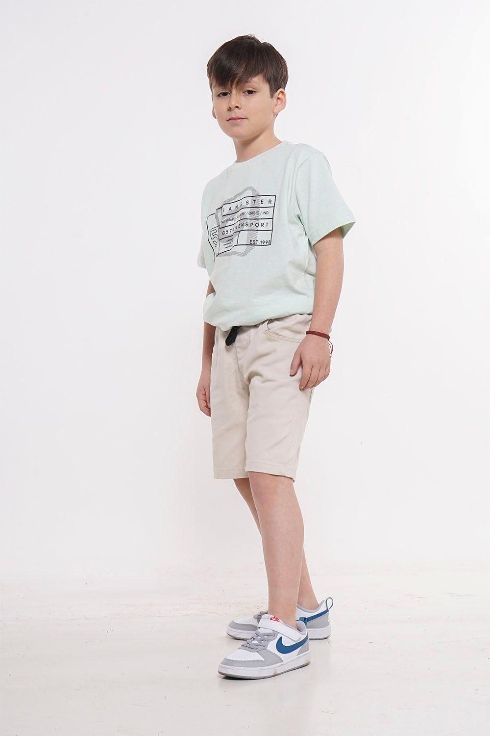 Teen Polera Mc Básica Caut Verde Gangster-2