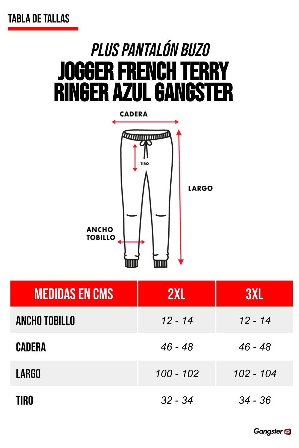 Plus Buzo Ringer Azul Gangster-4