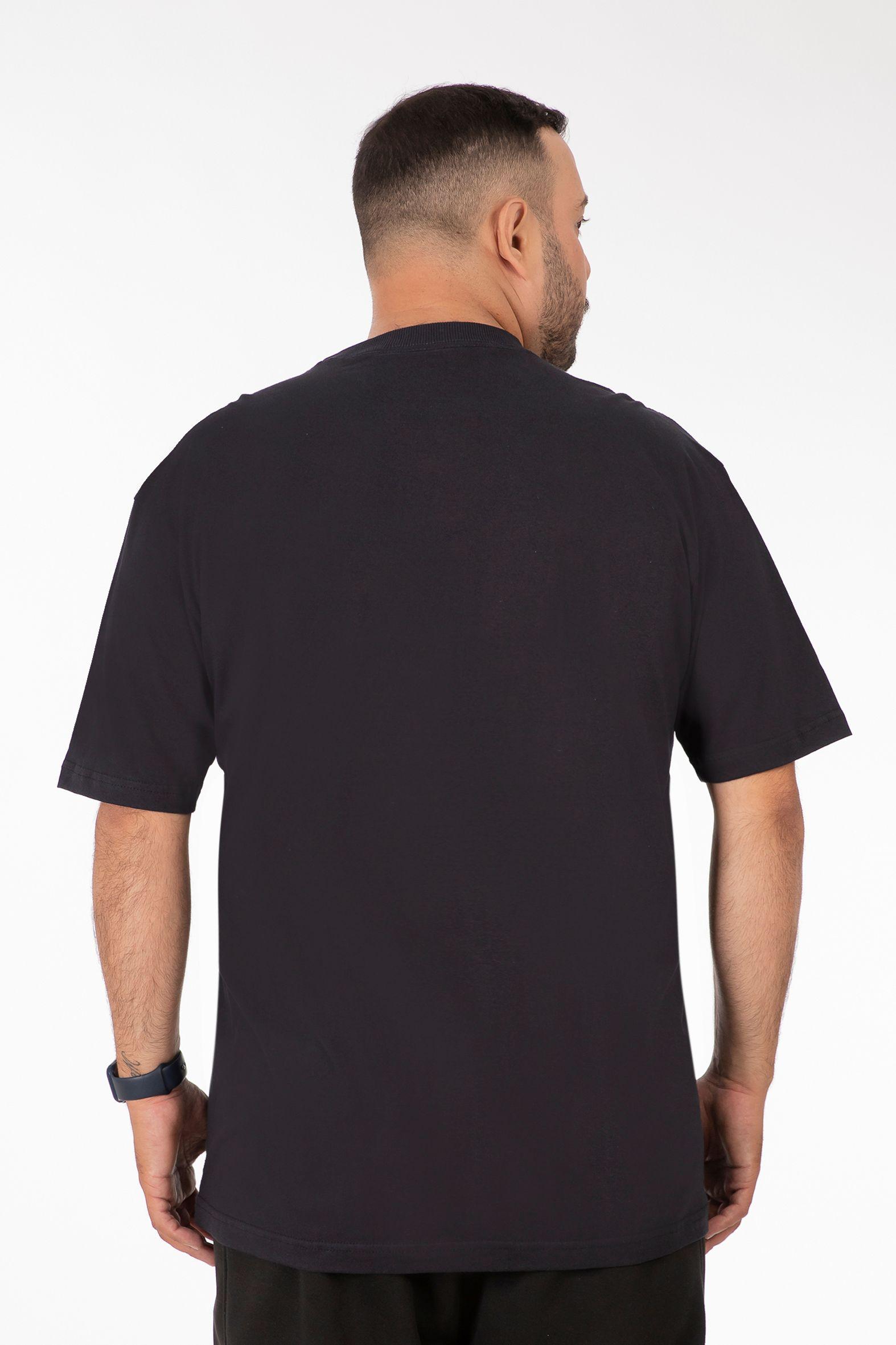 Plus Polera MC Basica Compton Azul-1