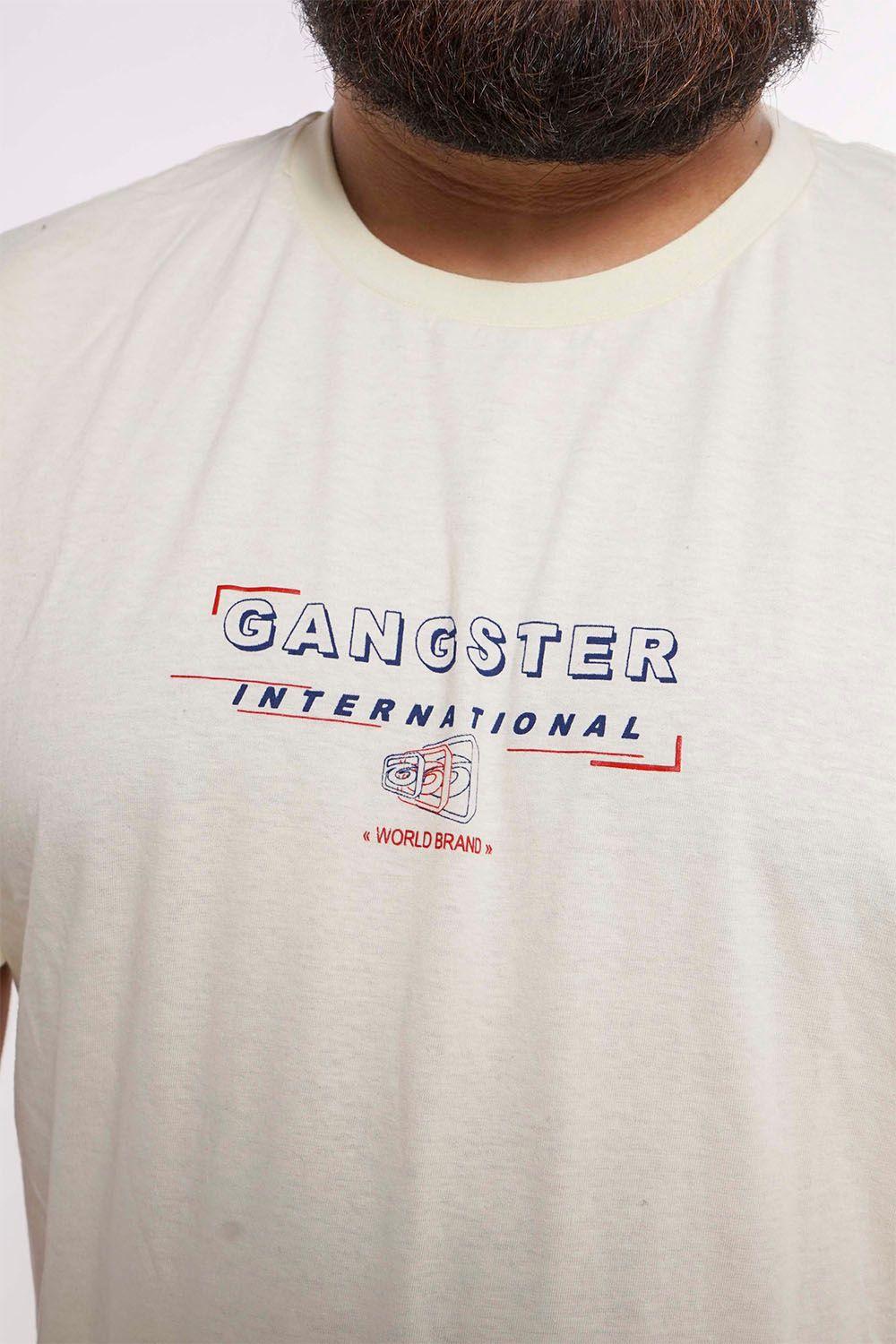 Plus Polera Mc Básica Malibu Amarillo Gangster-2