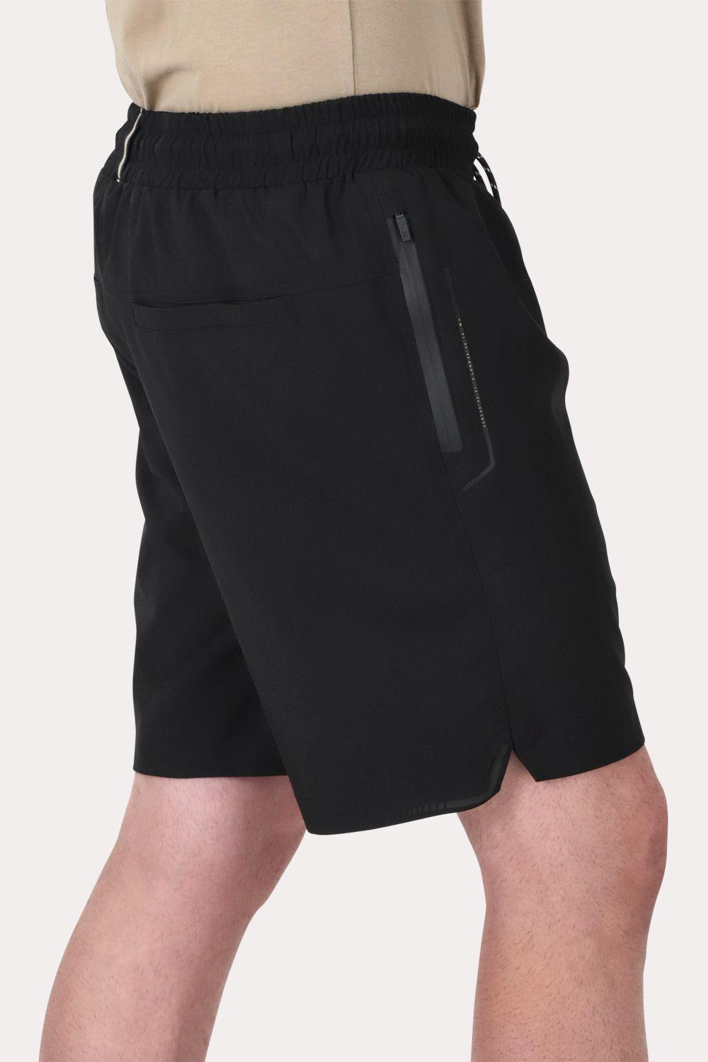Bermuda Canvas Liso BK Negro-2