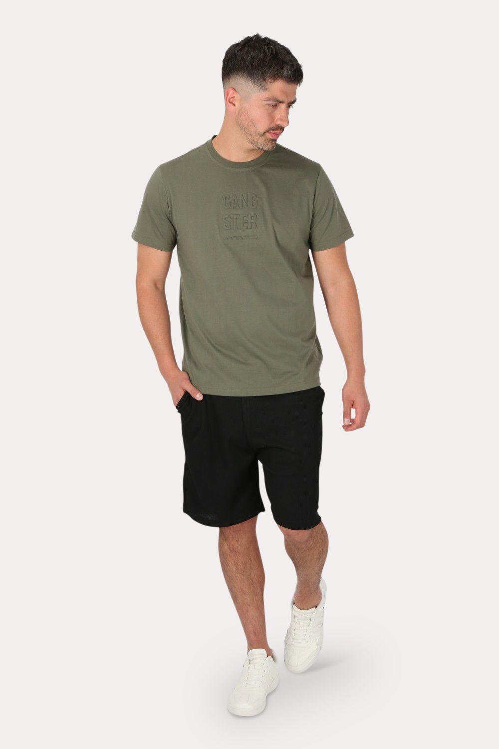 Polera Mc Básica  Gunga Gris Gangster-3