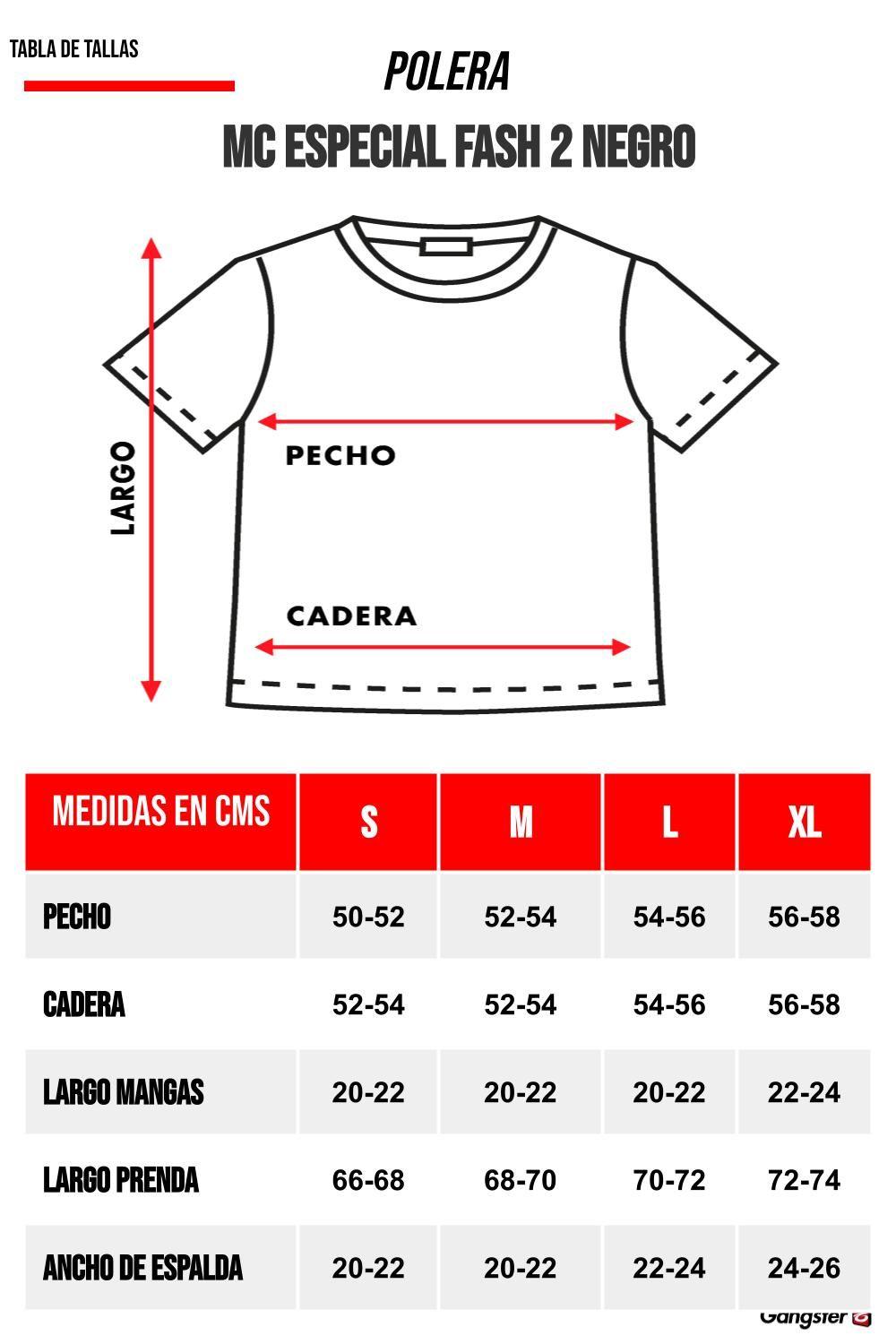 Polera Mc Especial Fash 2 Negro Gangster-3
