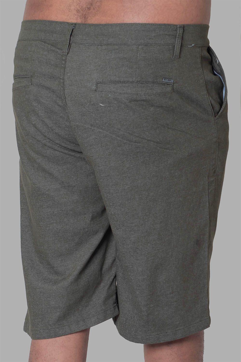 Plus Short Canvas Wide F Gris-1