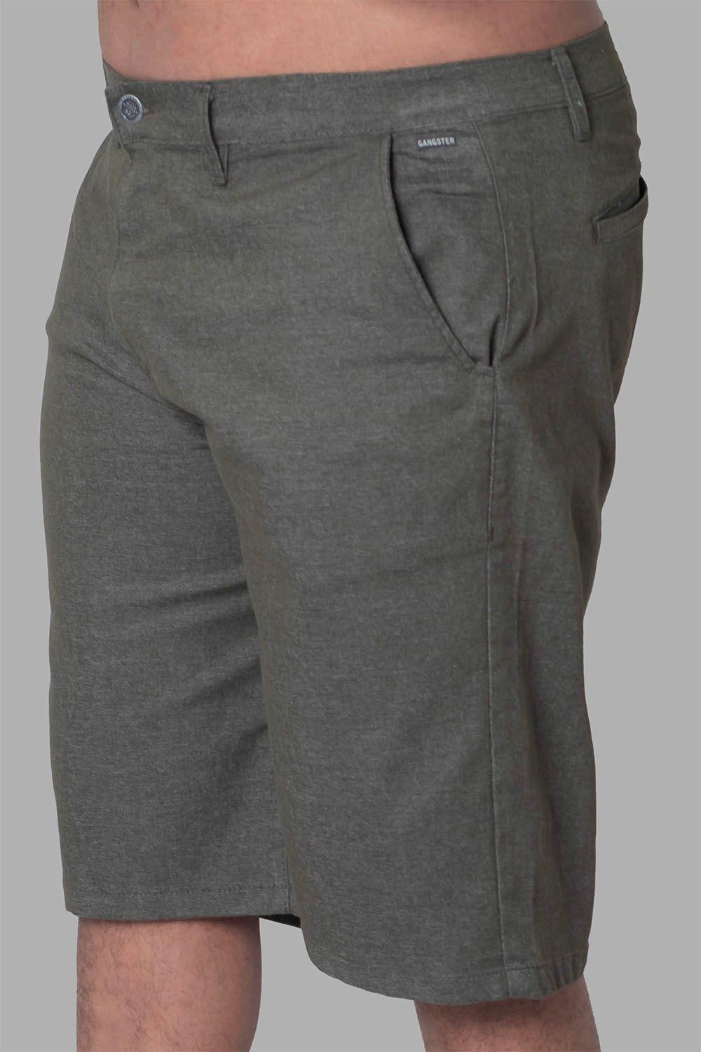 Plus Short Canvas Wide F Gris-0