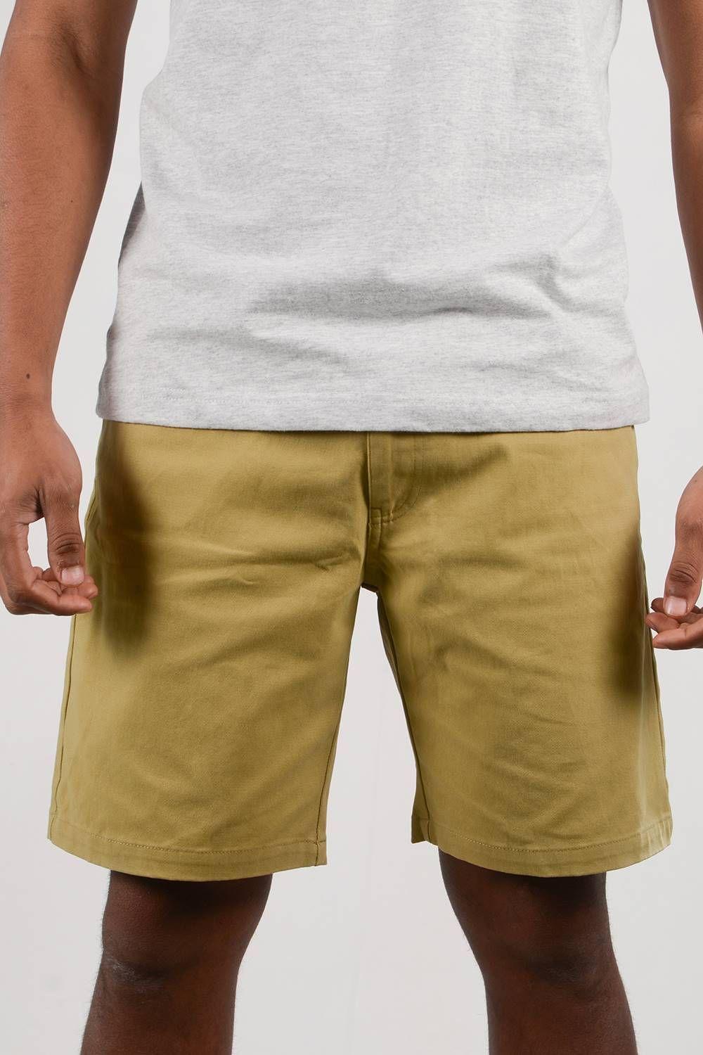 Short Canvas Heavy Kaki Gangster-3