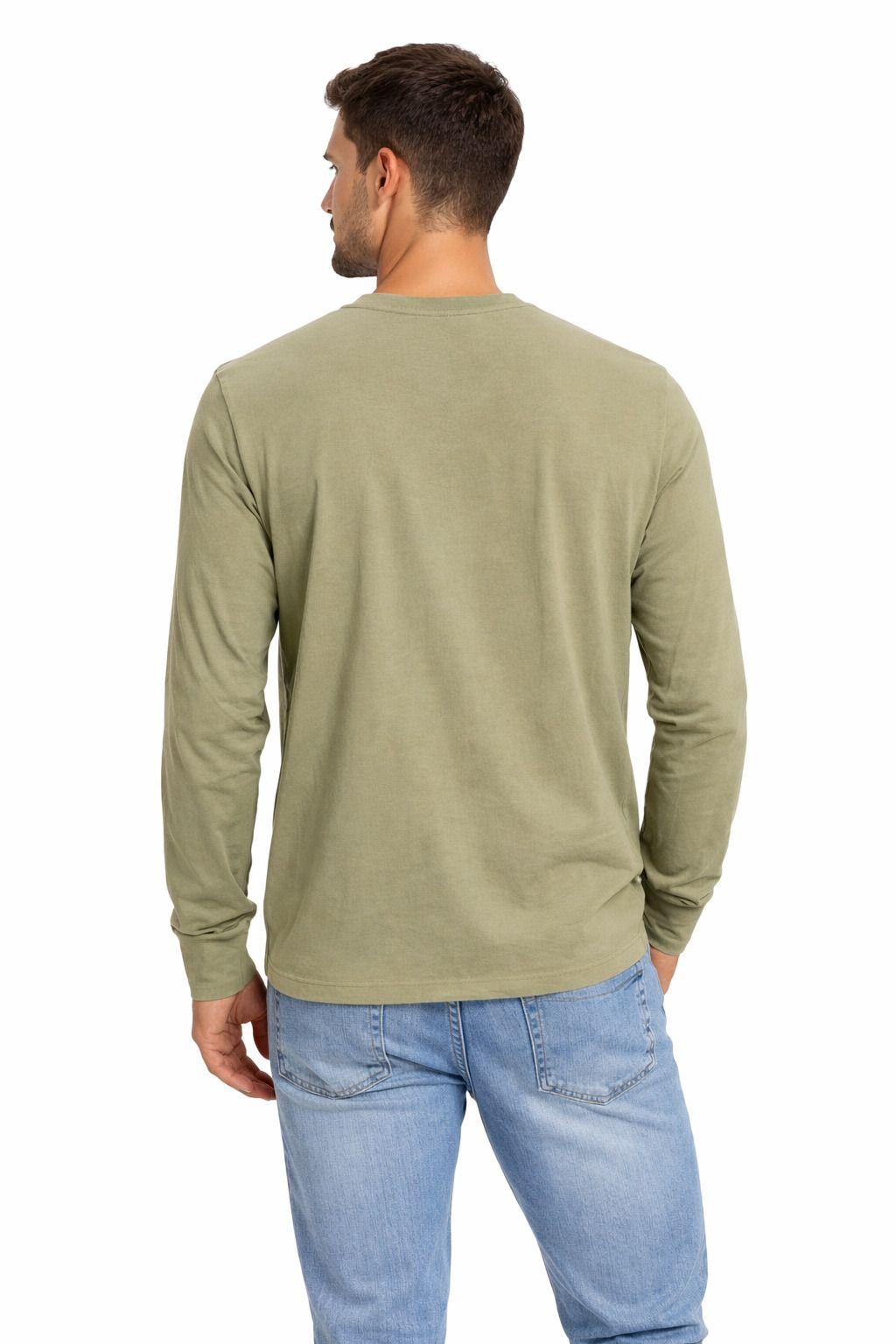 Polera ML Field Verde Oliva-1