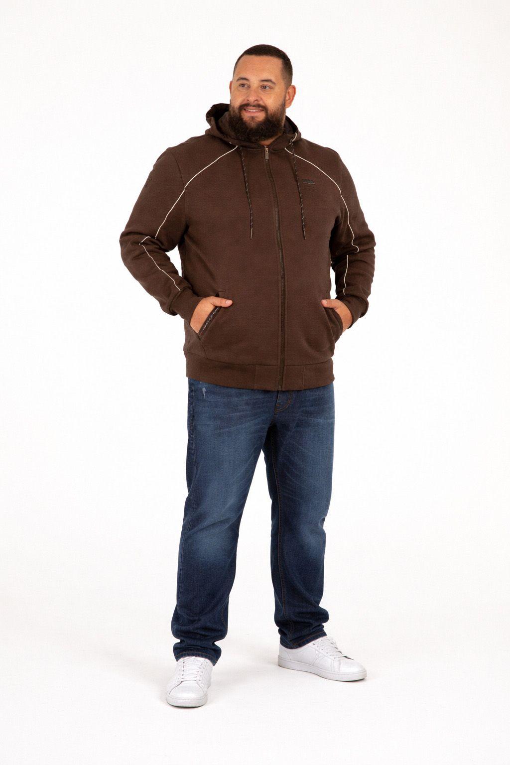 Plus Poleron Fullzipper Connect Cafe-3