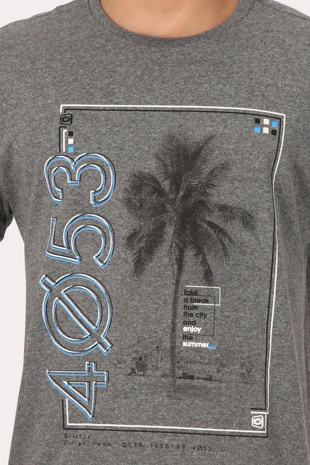 Polera Mc Básica Cyca Gris Gangster-2