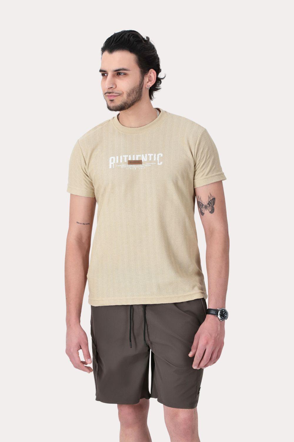 Polera Mc Textura Bedford Beige-0