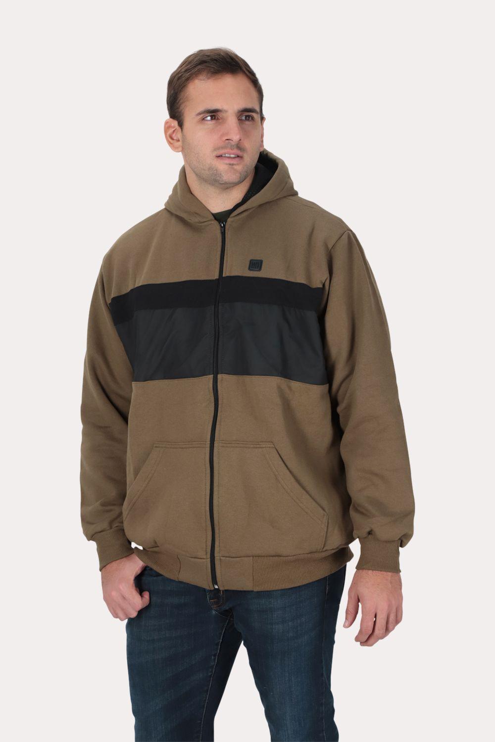 Plus Poleron Full Zipper Fleece PanEL Cafe Gangster-0