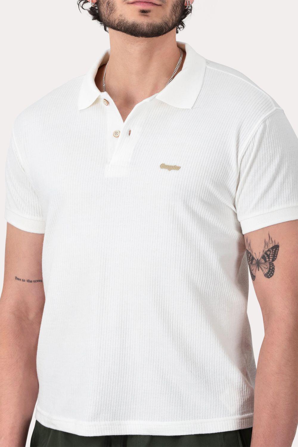 Polera Polo  Civic Blanco-2