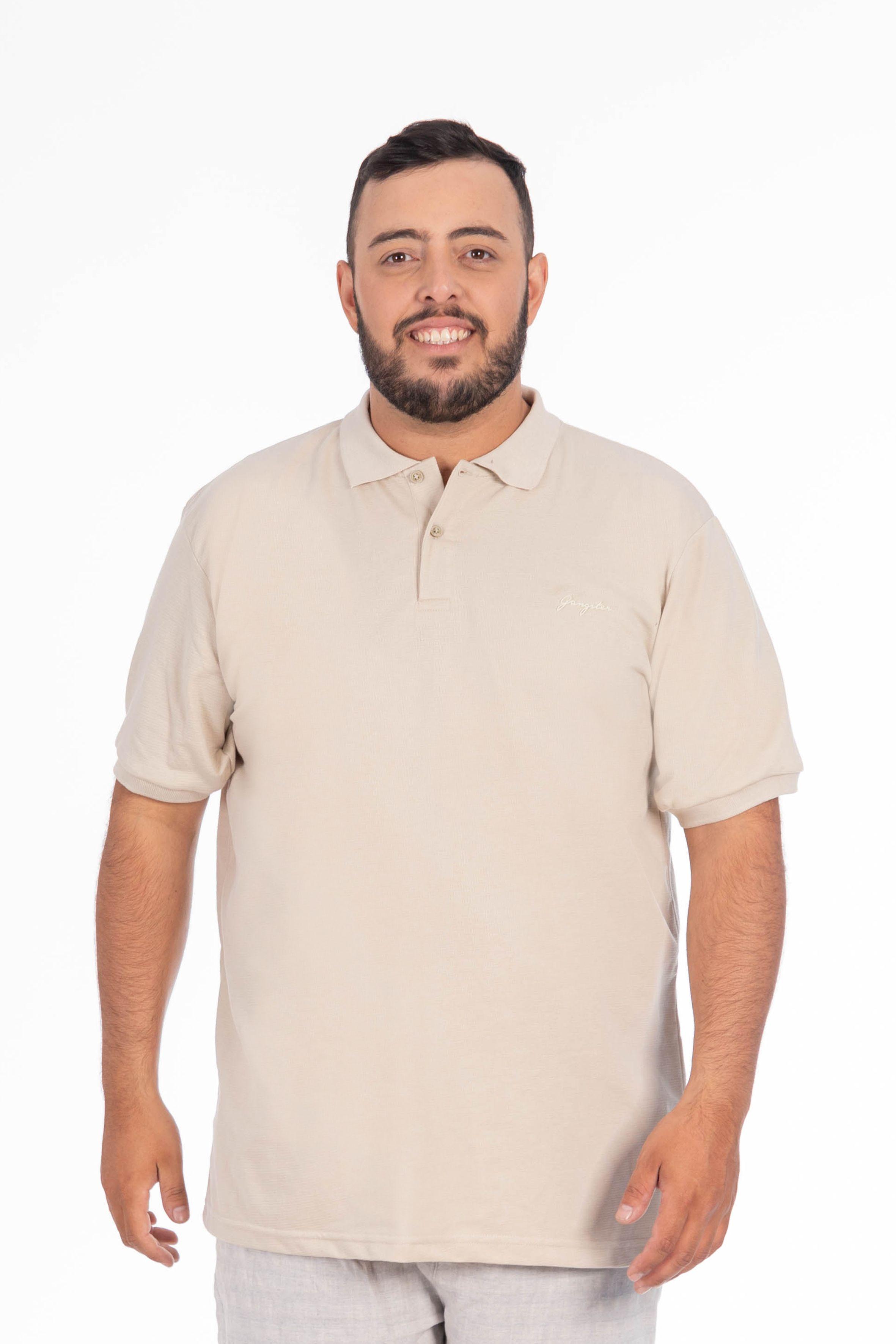 Plus Polera Cuello Textura Temple Beige-0