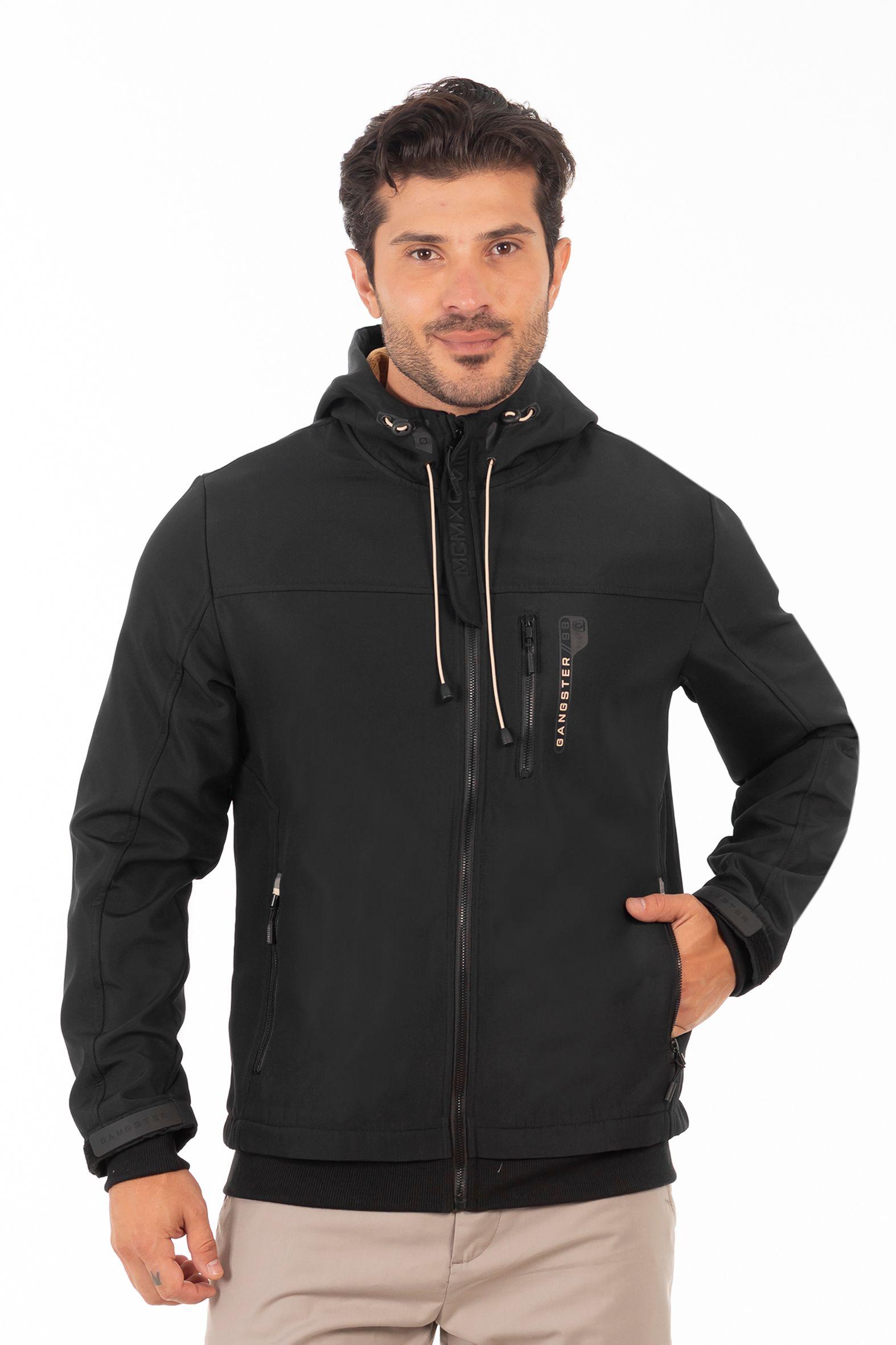 Chaqueta Full Zipper Summit Negro Gangster-0