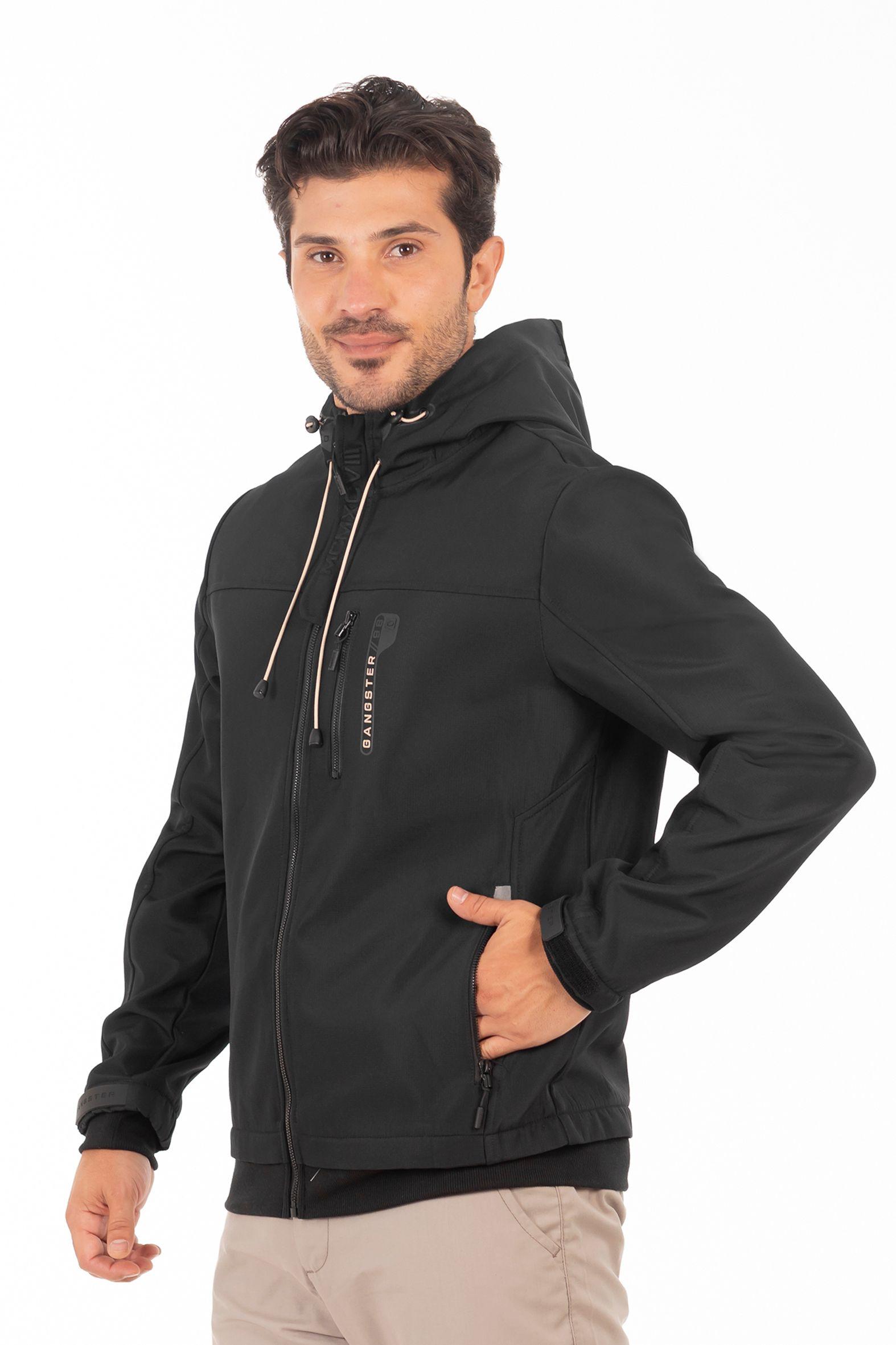 Chaqueta Full Zipper Summit Negro Gangster-2