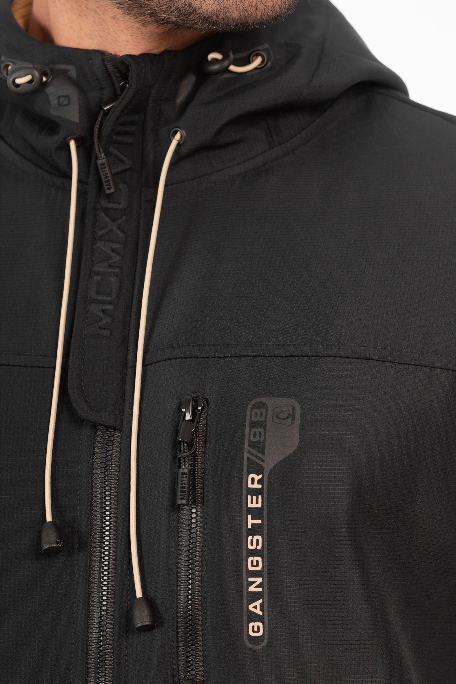 Chaqueta Full Zipper Summit Negro Gangster-3