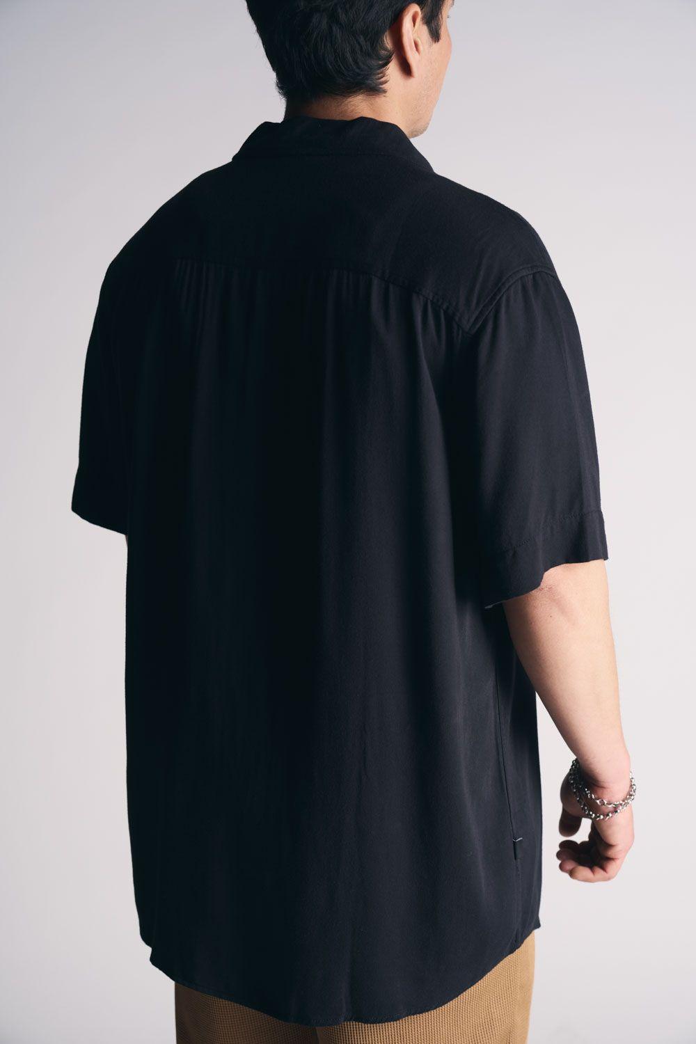 Plus Camisa Mc Riviera Negro-5