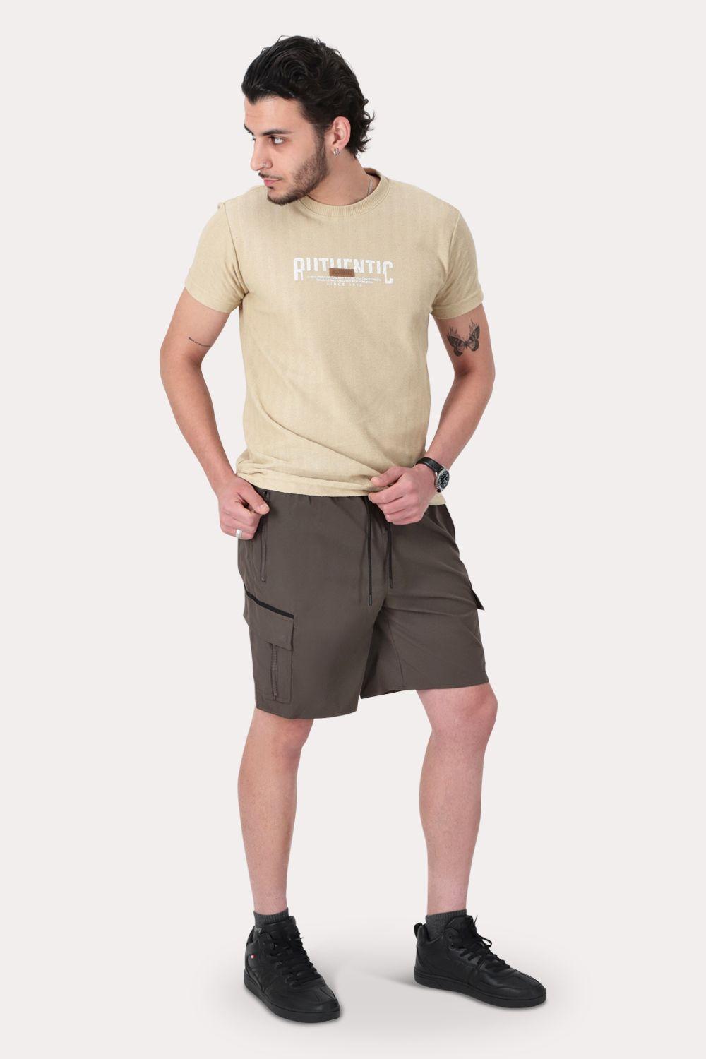 Bermuda Canvas Cargo Charing Azul-3