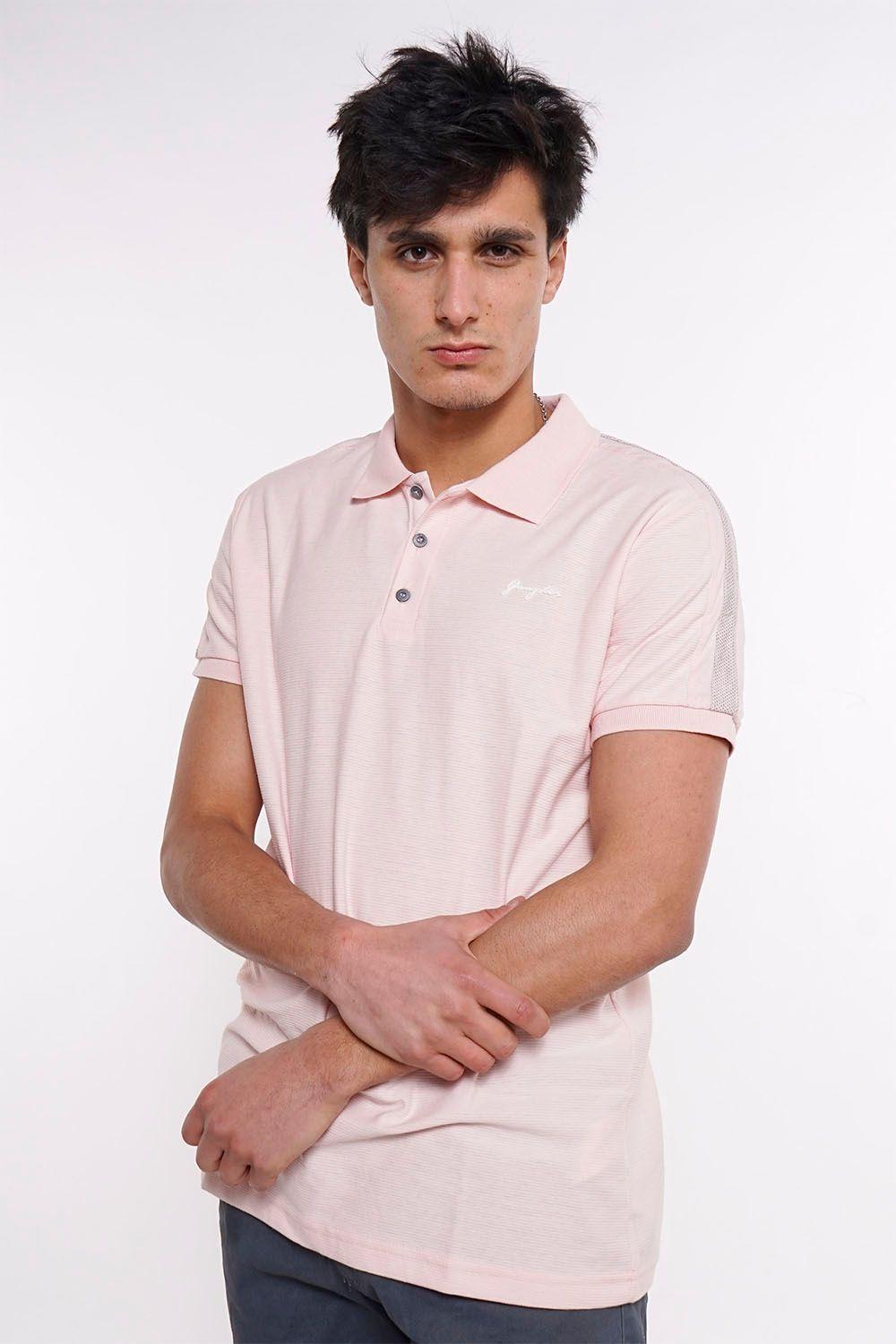 Polera Polo Club Rosado Gangster-0