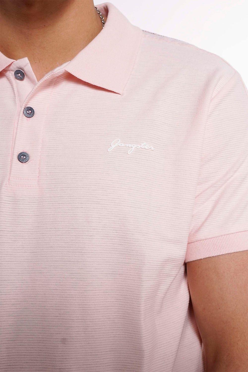 Polera Polo Club Rosado Gangster-2