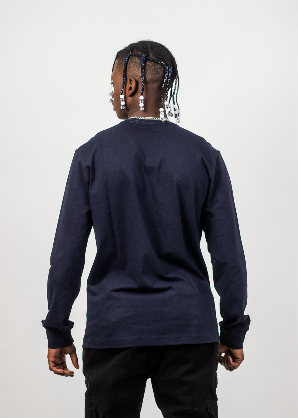 Polera ML Hope Azul Marino Gangster-1