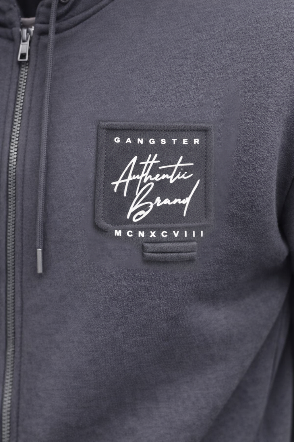 Poleron Fullzipper Unit Grafito-5