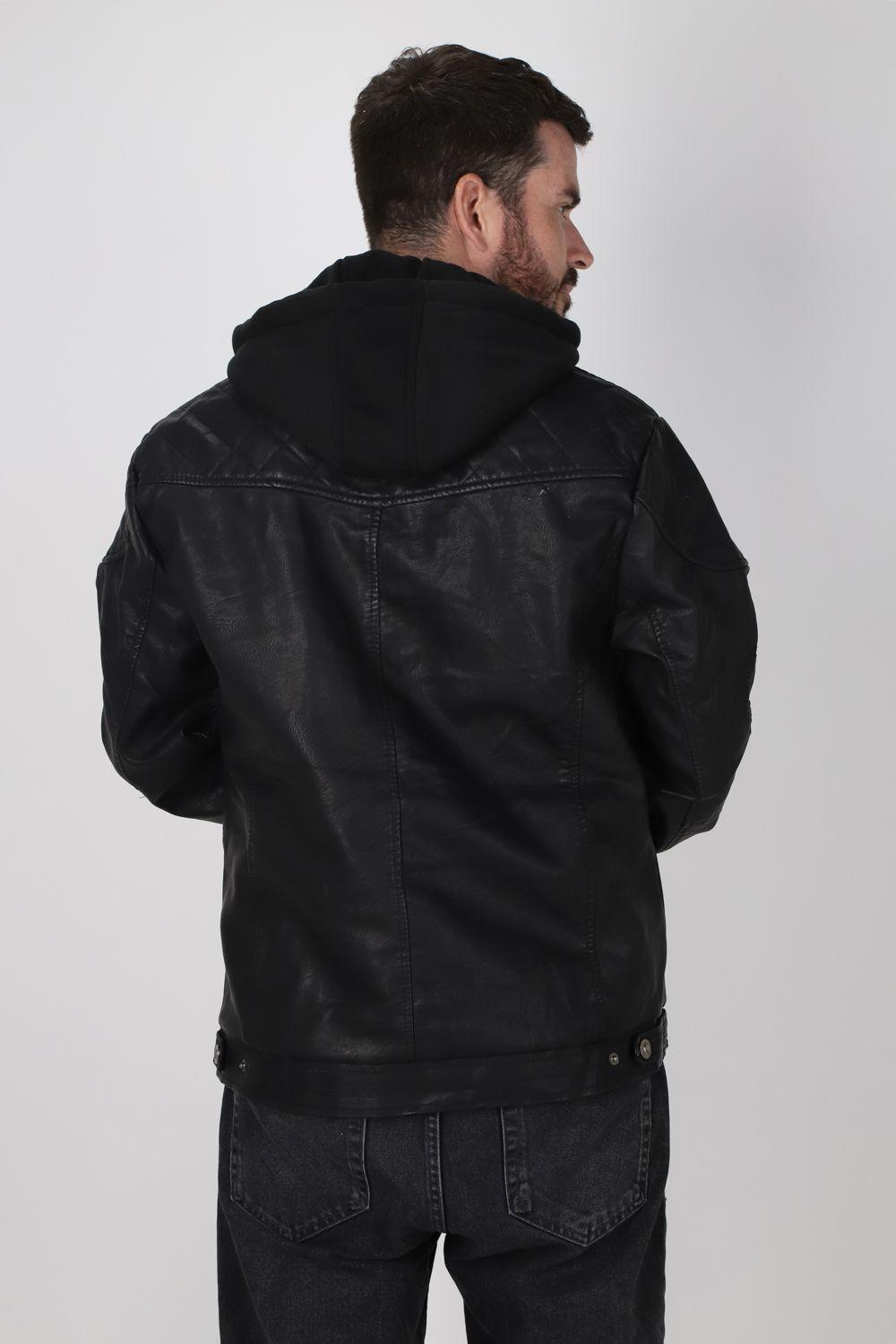 Chaqueta PU Pride Negro Gangster-1