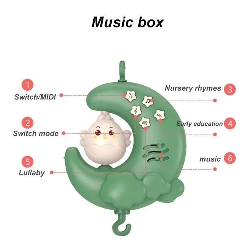 Móvil De Bebé Musical con Lampara y Control Remoto-3