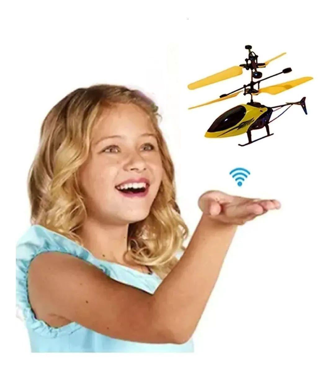 Helicóptero Volador Con Sensor Juguete Niño Recargable Usb-2