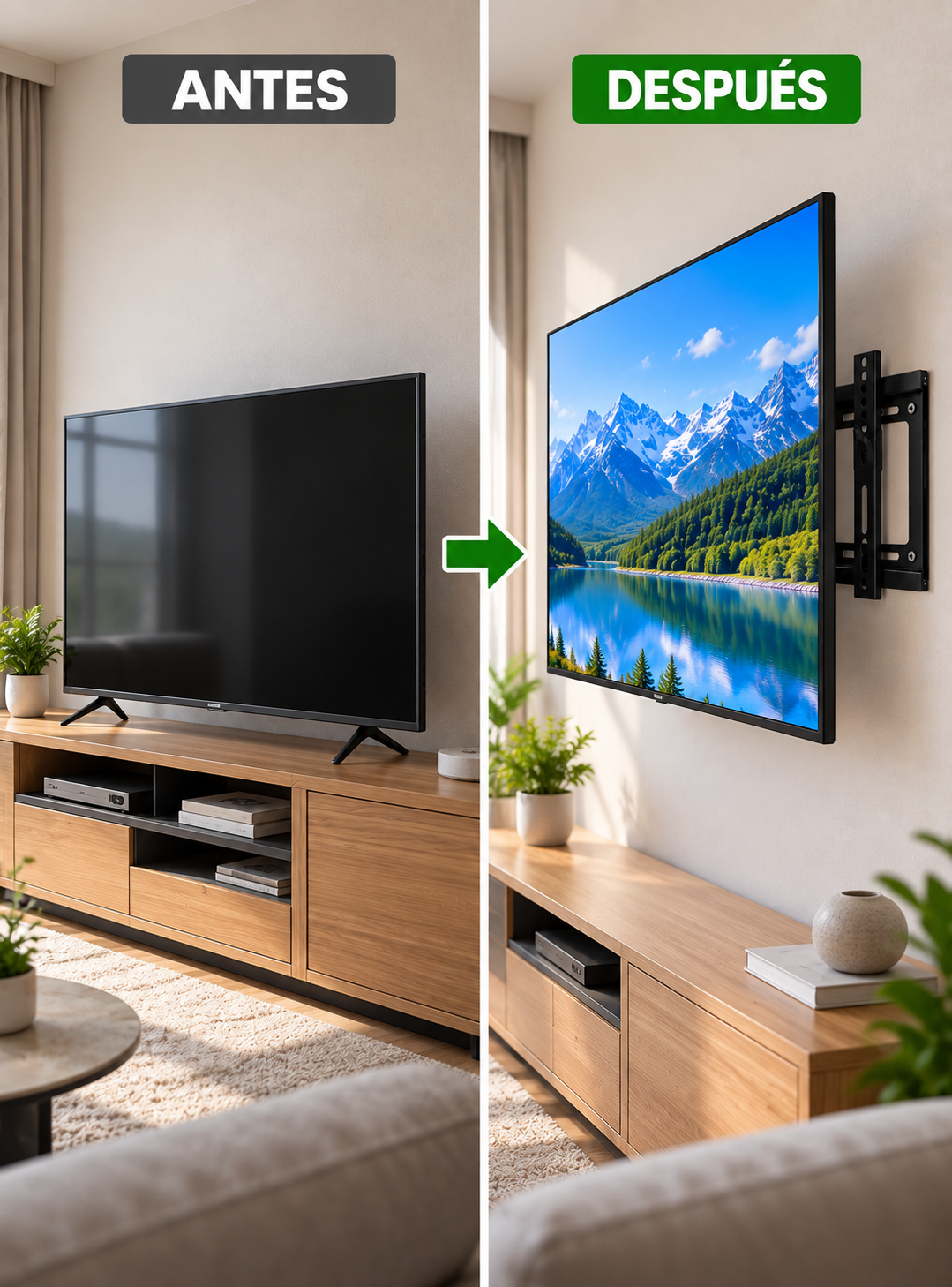 Soporte Tv Pared Fijo 14 A 42 Pulgadas Led Lcd Universal-2