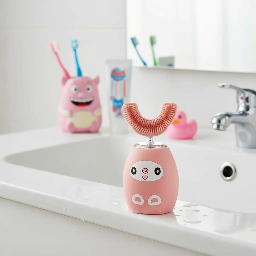 Cepillo Dental 360 Ultrasónico Limpiador Dientes Para Niños-6
