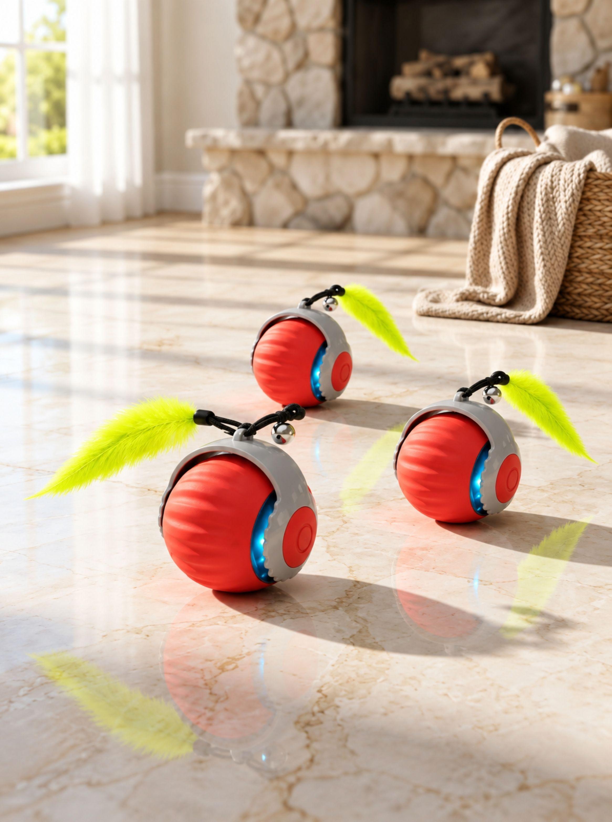 Pelotas Interactiva Inteligentes Para Mascotas Recargable-0