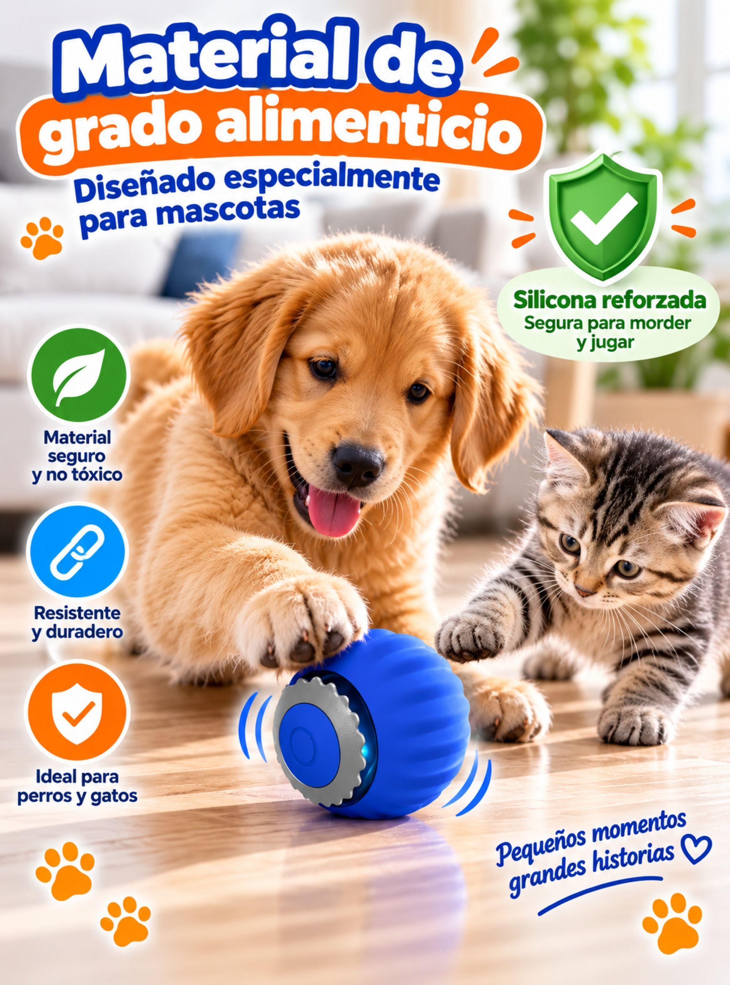 Pelotas Interactiva Inteligentes Para Mascotas Recargable-3