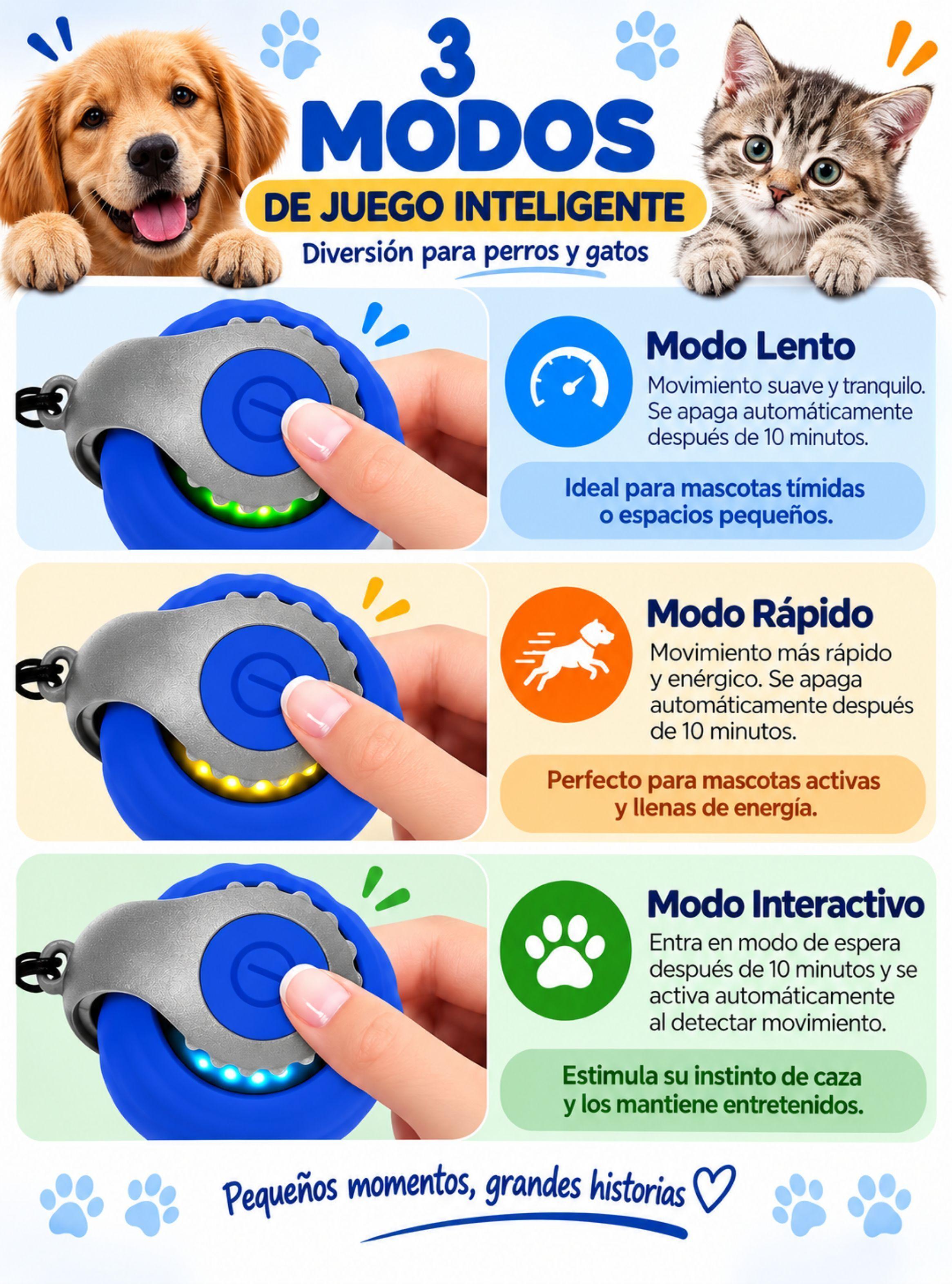 Pelotas Interactiva Inteligentes Para Mascotas Recargable-4