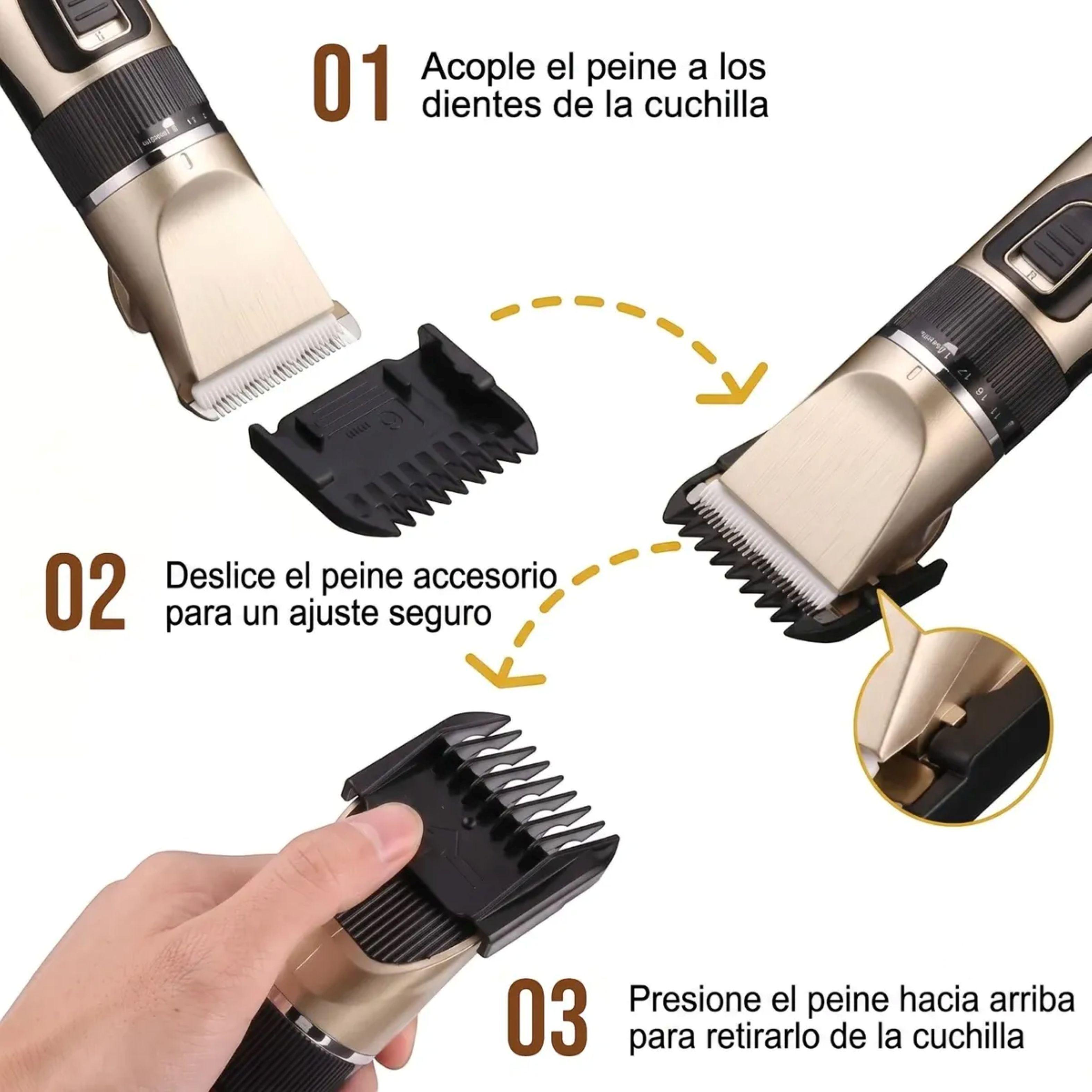 Maquina Cortapelo Para Perros Y Gatos Profesional Recargable-2