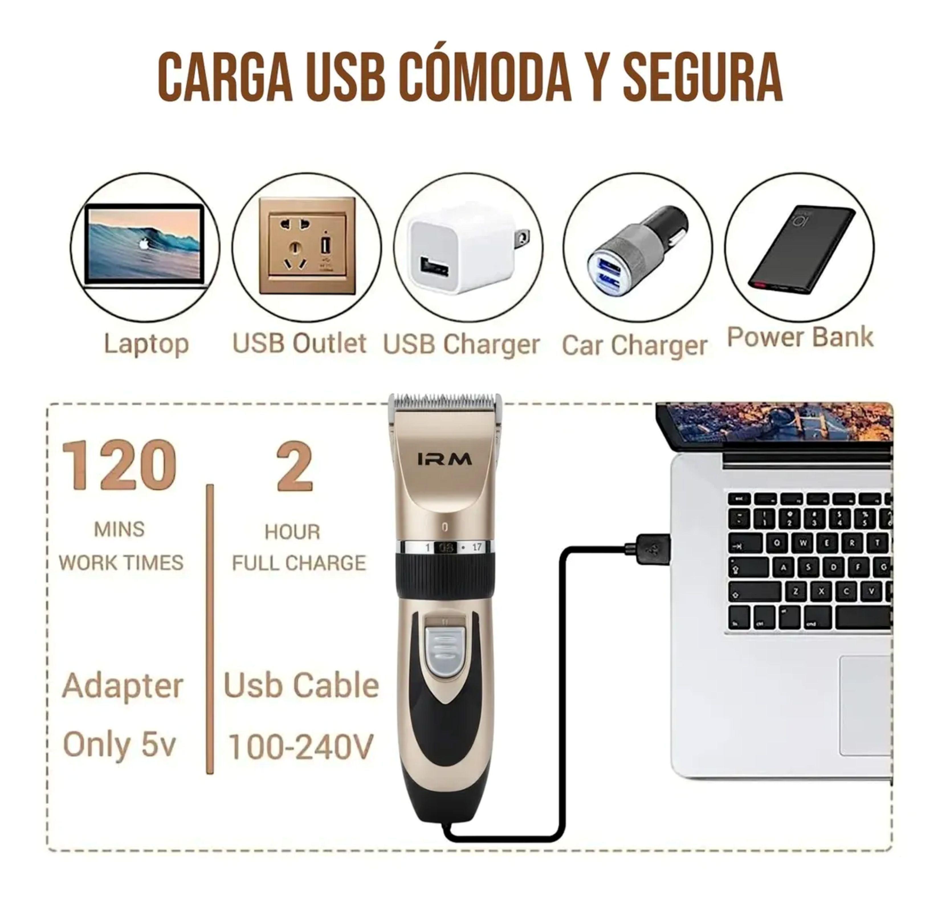 Maquina Cortapelo Para Perros Y Gatos Profesional Recargable-4