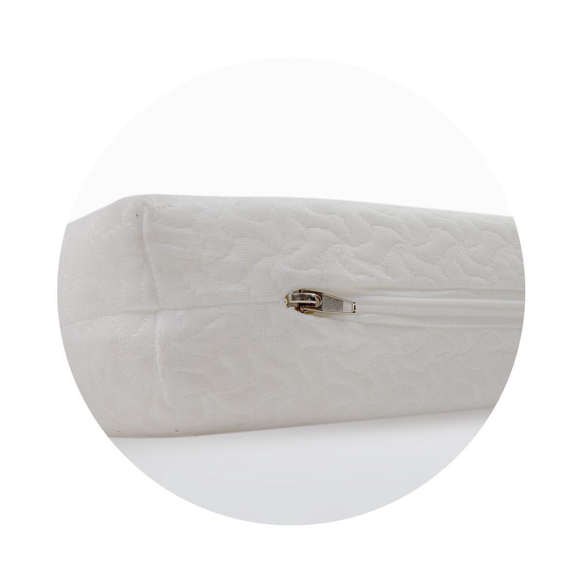 Colch n Impermeable Para Cuna Evolutiva 140x70x10cm Blanco-4